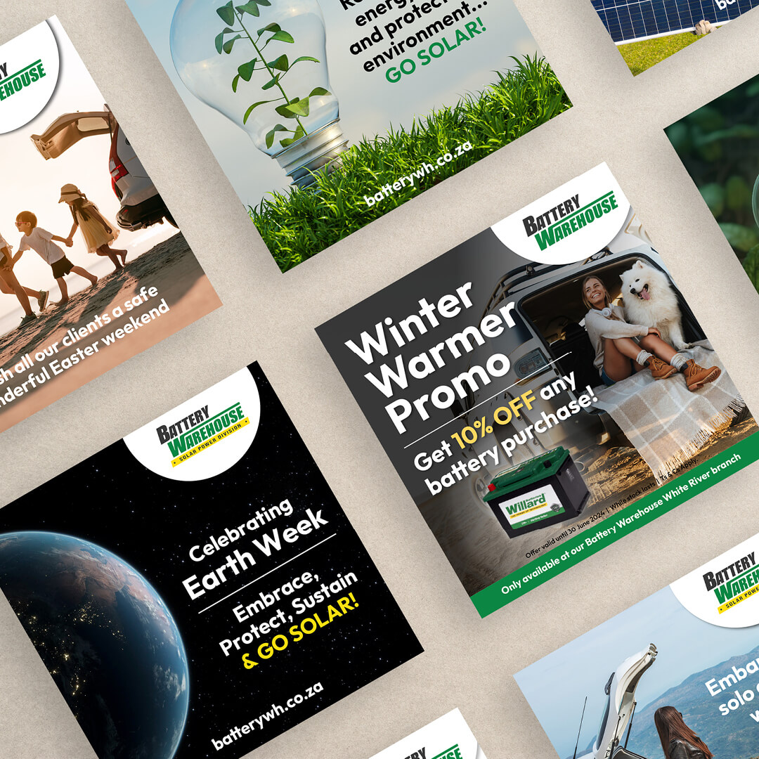 Battery Warehouse Social Posts