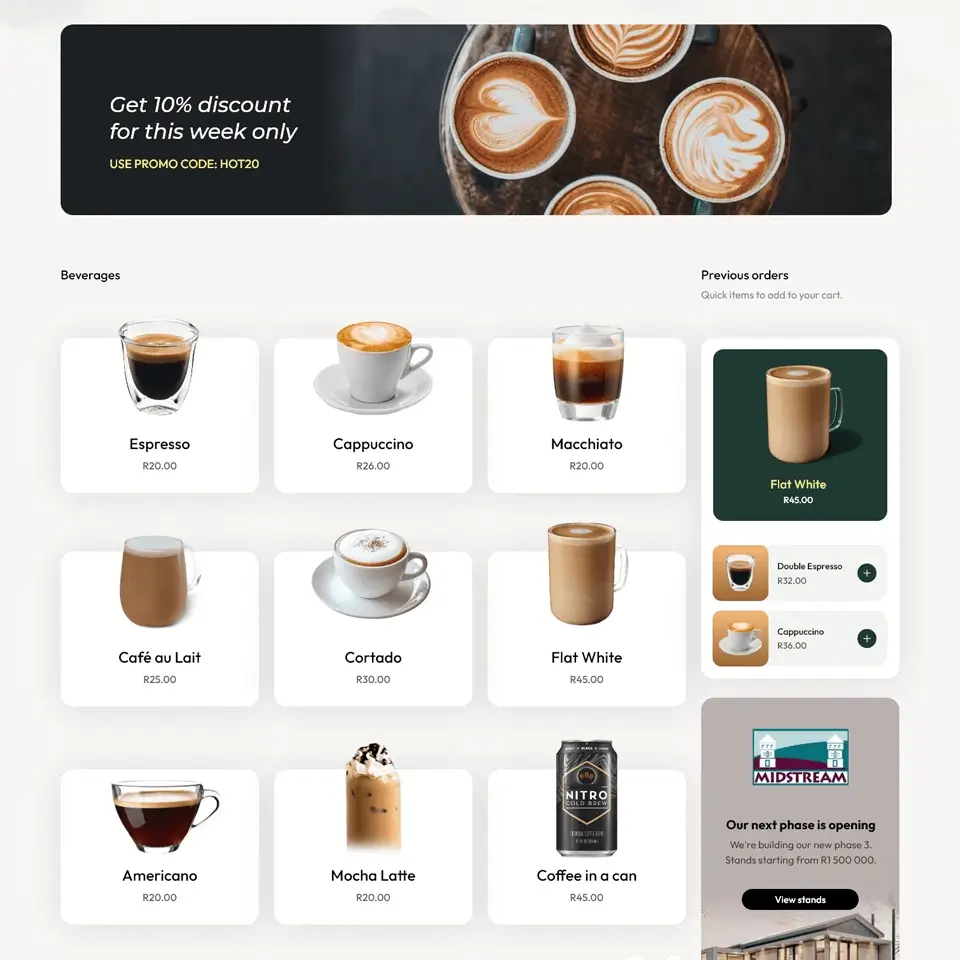 La Birra Coffee Website